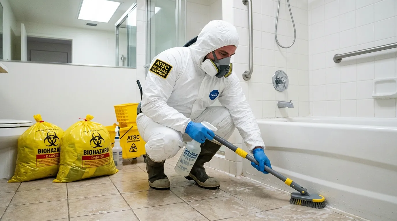 Decontamination equipment deployed for Blood Cleanup in Bayside